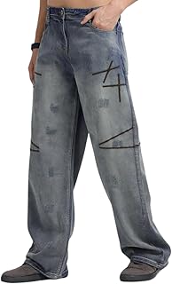 Streetwear Oversized Grey Jeans