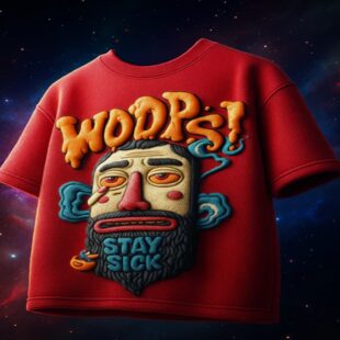 Sick Red Printed T-shirt