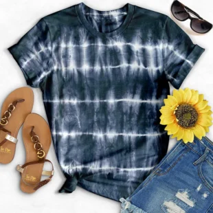 Black Shibori T-Shirt
